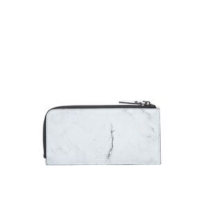 VISION OF SUPER Marble Print Zip Around Wallet Women WHITE Wallets & Small
